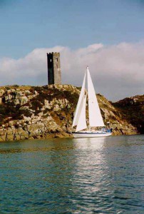 Sanctuary, the Foleys home as they were sailing around the world.