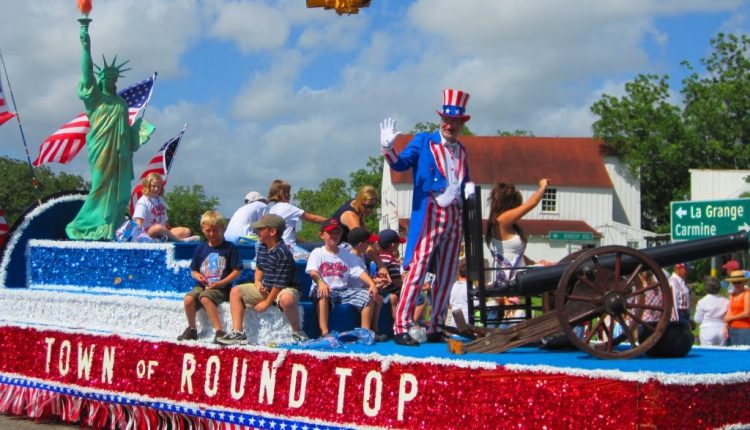 Round Top Fourth of July Float