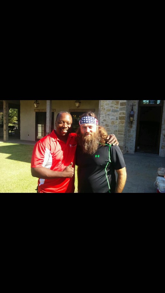 Willie Robertson and Round Top Gift Giving