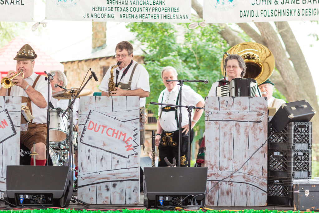 Brenham Maifest traditional band