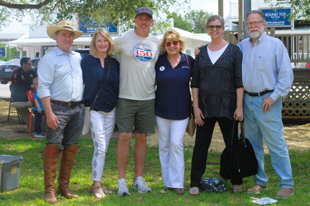 From L to R, Glenn Morris, Paula Morris, Mark Massey, Linda Plant, Joan Herring, and Jerry Herring