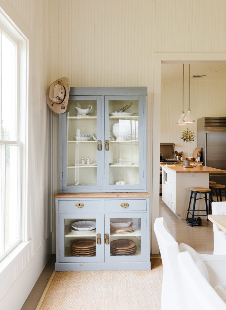 The kitchen is outfitted with products by some of her favorite Texas makers and vendors.