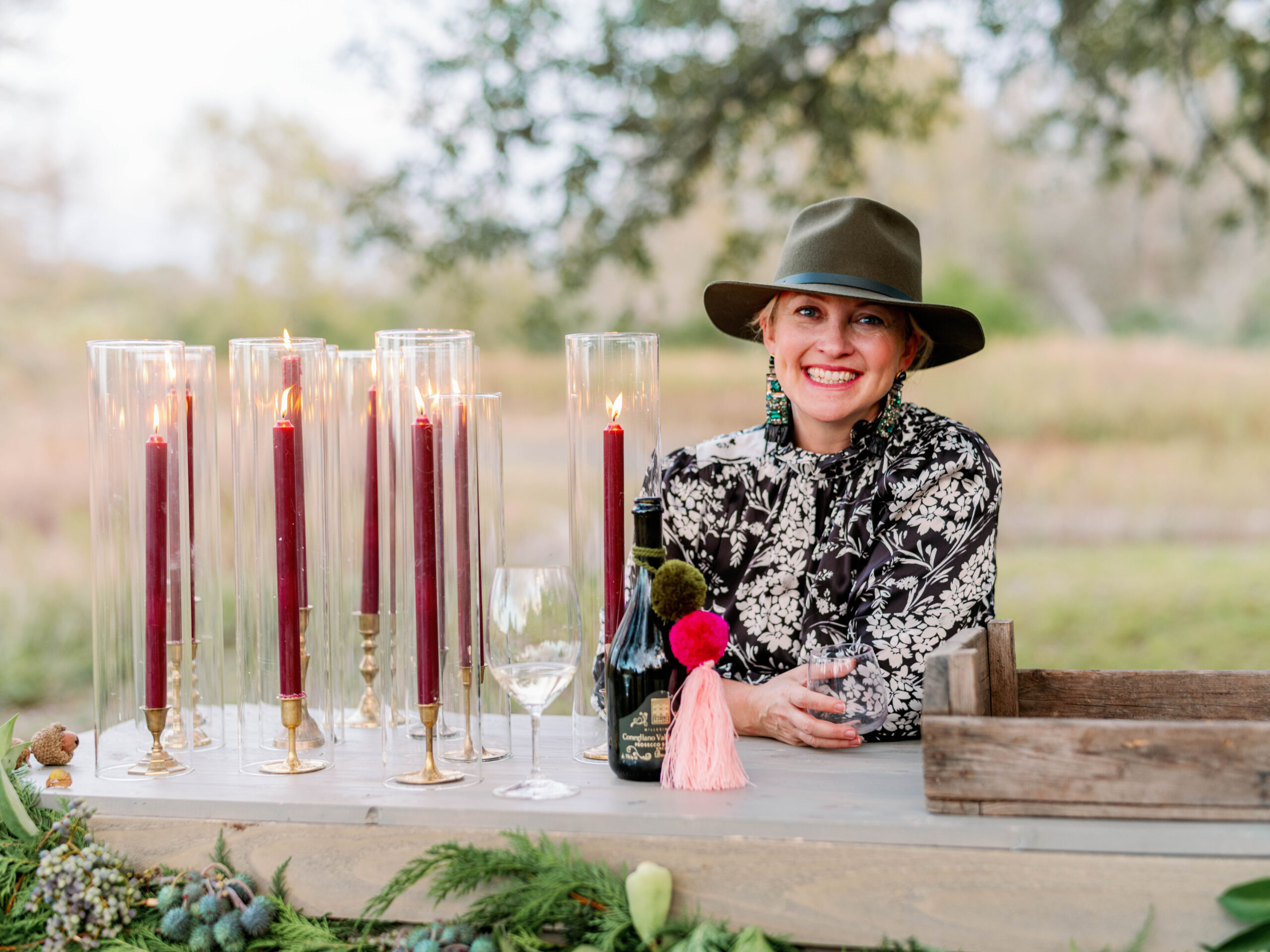 Houston chef Marcia Smart, now situated in Round Top.