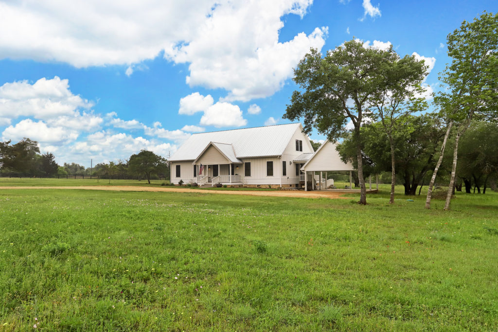 This home is mere minutes from Round Top proper.