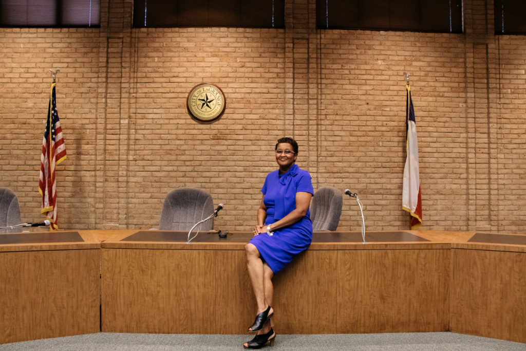 Newly elected La Grange Mayor Jan Dockery is the first person of color to hold the office of mayor in this small Texas town.