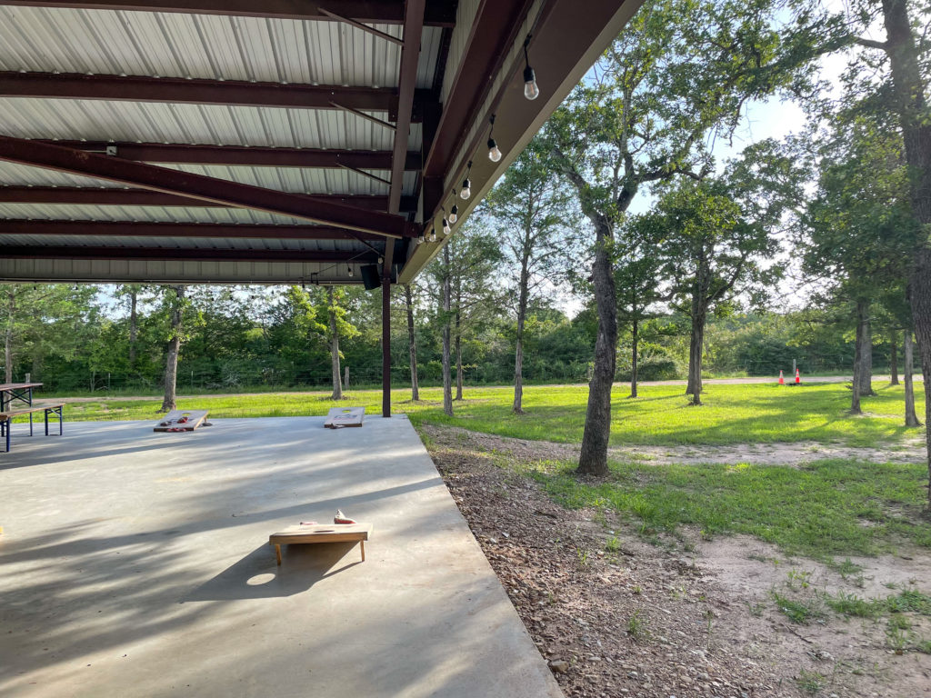 Cornhole at The Vintage Hideaway