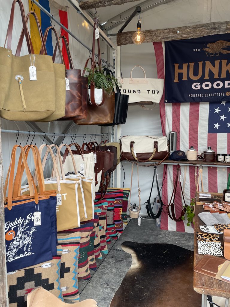 Hunker Goods at the Maker's Mart.