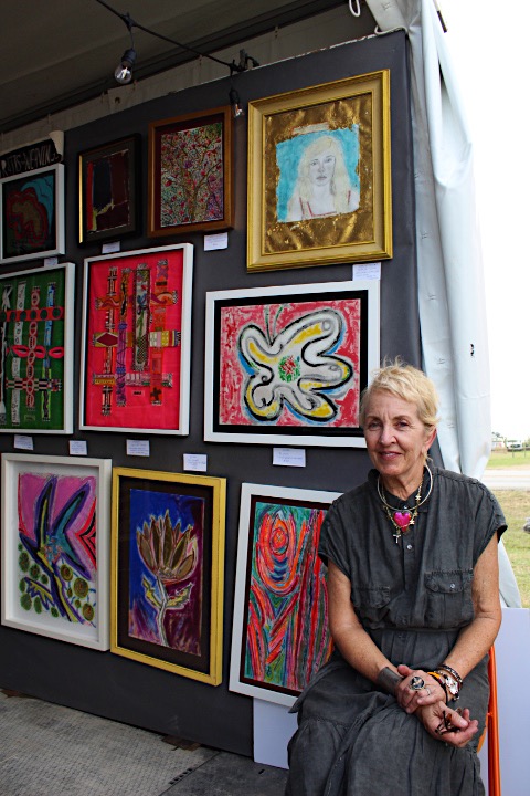 Nancy Mayer Allan at The Maker's Mart.