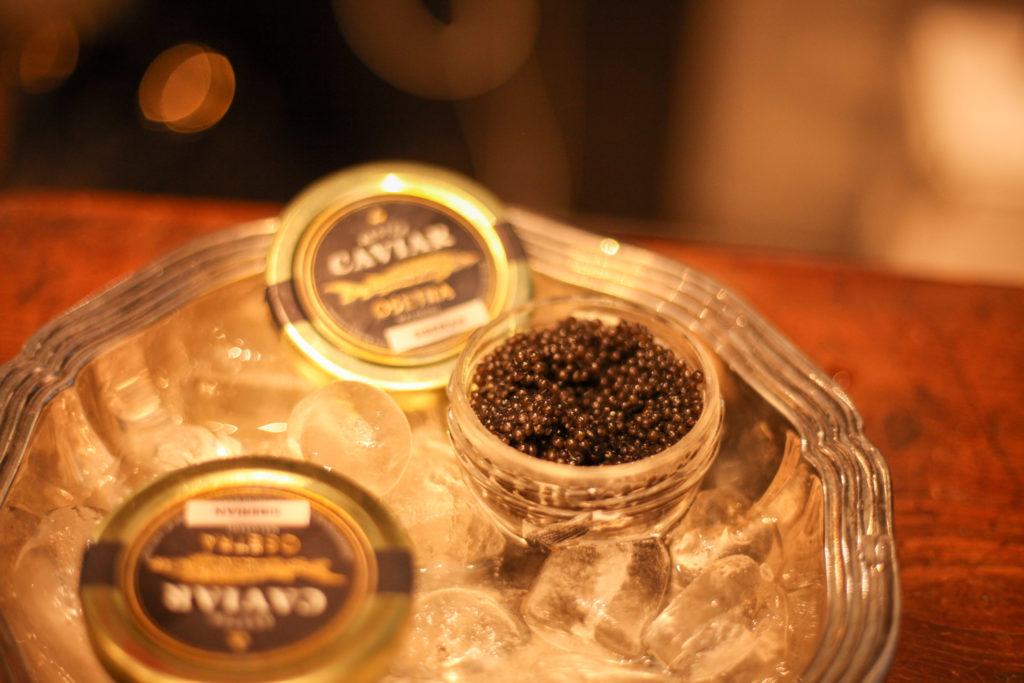 Osetra Caviar at Vincent Peach