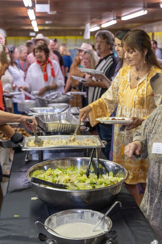 The Books, Boots & BBQ Fundraiser is held every other year at the Round Top Rifle Hall to support the Round Top Family Library. (Photo by Jordan Geibel)