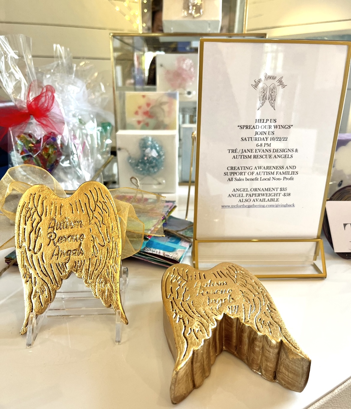 Mighty Round Top Art Studio Spotlights Special Winged Art Tré for the