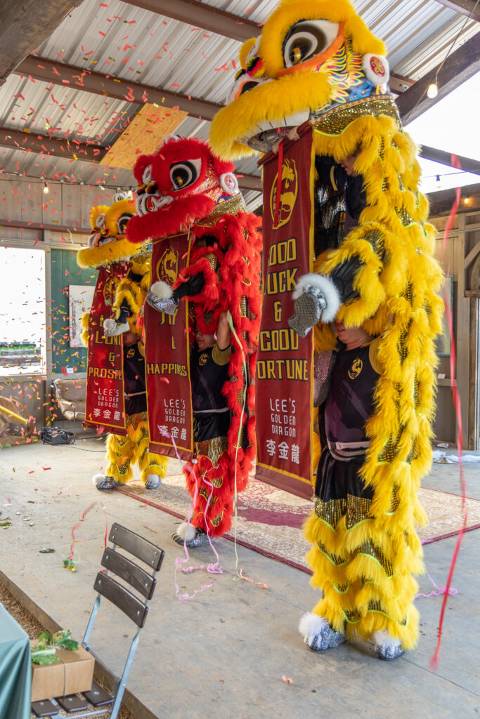 Good fortune arrives in Round Top, courtesy Lee’s Golden Dragon at The Halles Benjamin Moore Designer Dinner (Photo by Jordan Geibel)