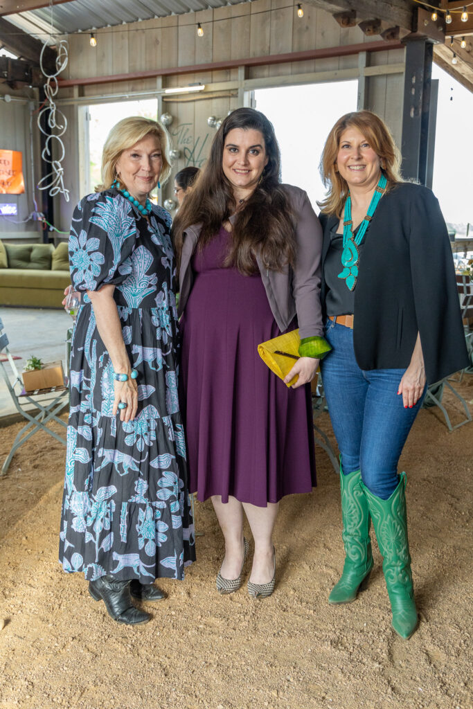 Kathryn Smith, Mary Lambrakos, Christina Sacco at The Halles Benjamin Moore Designer Dinner (Photo by Jordan Geibel)