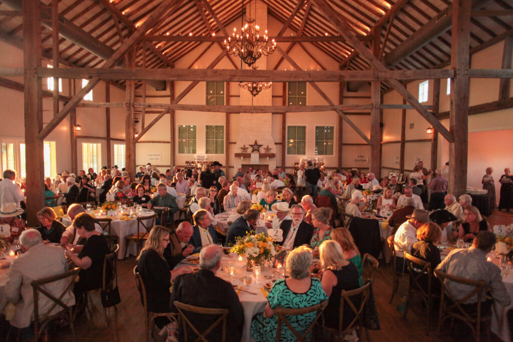 Supporters packed the house for the Round Top Family Library’s annual Wrangler’s Gala at Windy Knoll