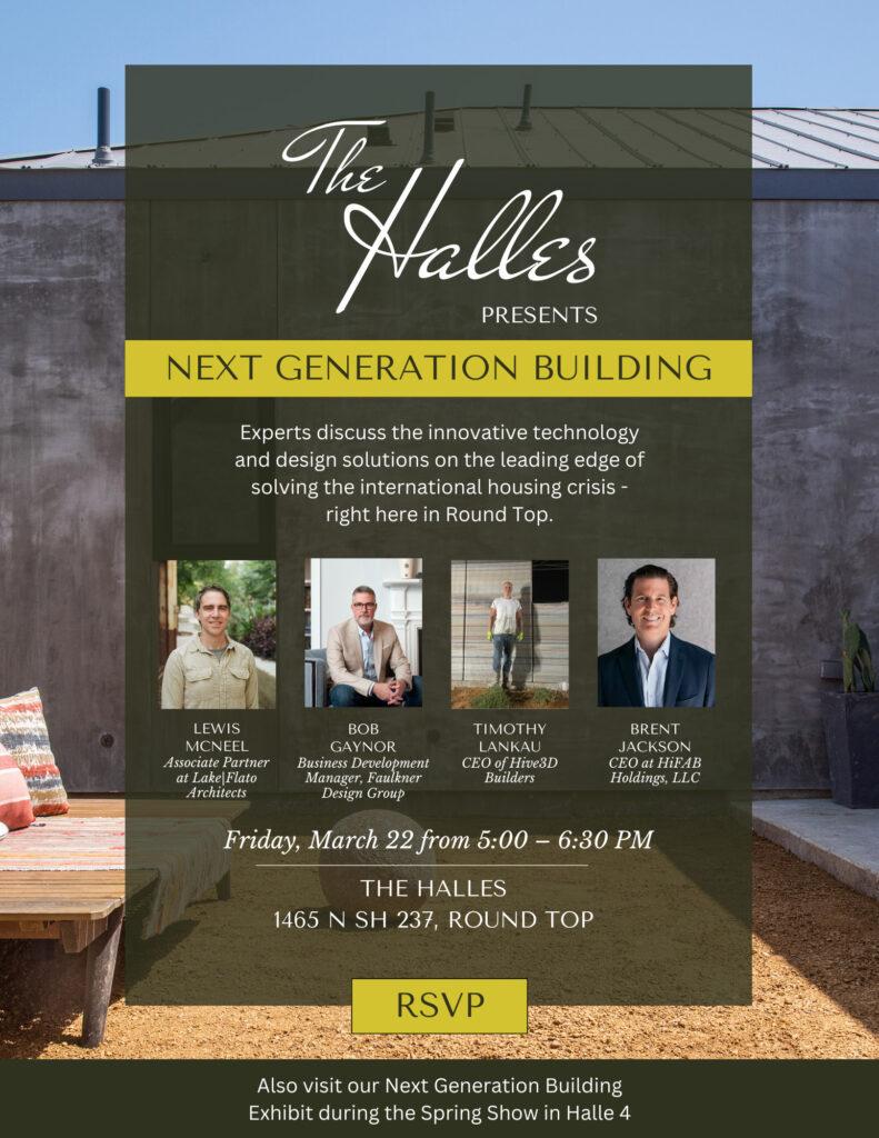 6 Panel Invite NextGen Building Panel: The Future of Building - Round Top