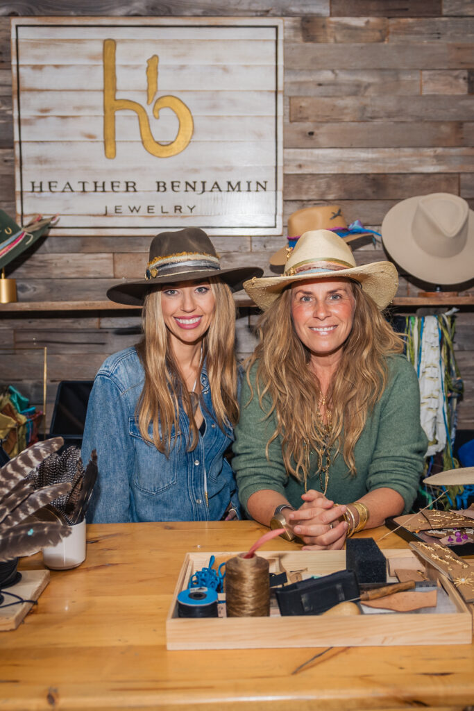 RDS_1982 Wohali’s Cealy Mills, Heather Benjamin Jewelry’s Heather Benjamin (Photo by Heather Robards)