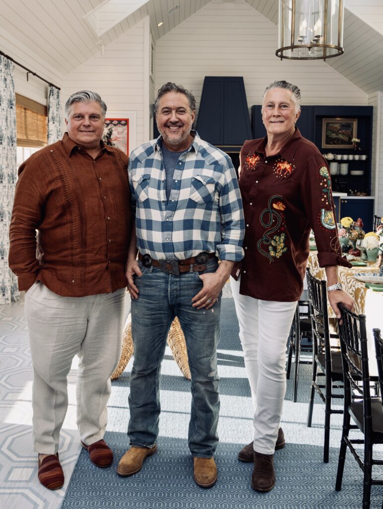 John Cone, Alfredo Paredes, Greg Fourticq at the dinner at Red Antler