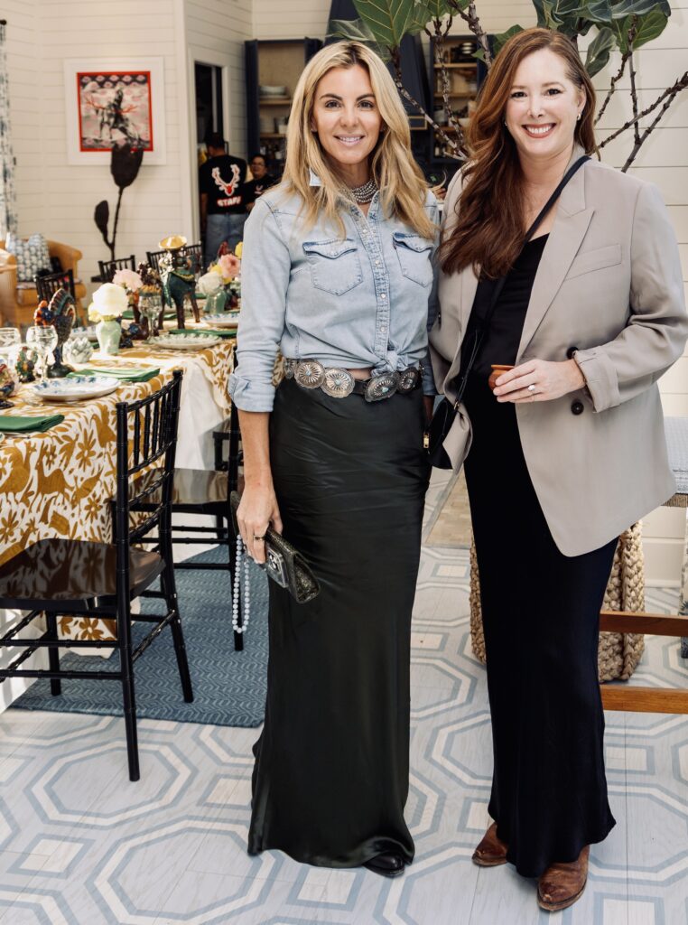 Kristen Nix, Meg Robinson Kloberdanz at the dinner at Red Antler