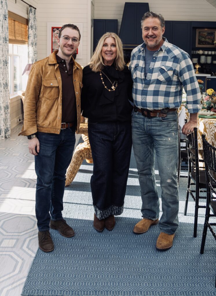 Max Alter, Shelli Alter, Alfredo Paredes at the dinner at Red Antler