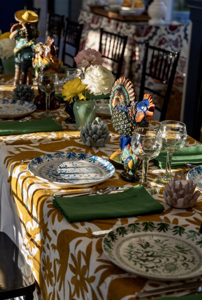 Stunning tablescape at the dinner at Red Antler